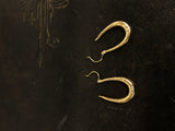 Vintage Gold Creole Earrings
