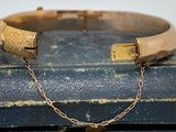 Edwardian 9ct Gold Buckle Bangle