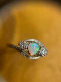 Early 20th Century 18ct Gold Opal and Diamond Ring