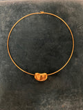 Vintage 18ct Gold Tiffany Elsa Peretti Bean Torque Necklace