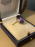 19th Century Amethyst Conversion Ring