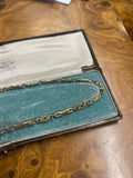 Vintage 9ct Gold knotted Link Necklace