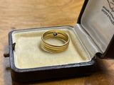 Reserved 18ct Gold Rose Cut Diamond Band