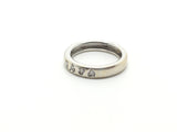 18ct Diamond Heart Band 1980's - Ishy Antiques