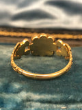 Early Victorian Turquoise and Pearl Ring