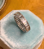 4ct Baguette Cut Diamond Eternity ring