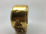 Austrian Victorian Gold, Pearl and Citrine Bangle - Ishy Antiques