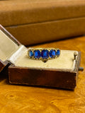 Edwardian 18ct Gold 5 Stone Sapphire Ring