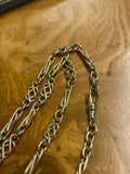 Vintage 9ct Gold knotted Link Necklace