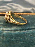 Georgian Pearl and Diamond Ring