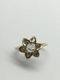 Rose Cut Diamond Ring 18ct Gold - Ishy Antiques