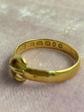 22ct Victorian Gold Buckle Band