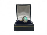Stunning 1930's Opal and rose cut Diamond Ring - Ishy Antiques