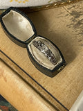 Georgian Old Cut Diamond Half Hoop