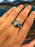 Reserved Victorian 18ct Gold Scarab Swivel Ring