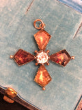 Georgian Paste Cross in Gold