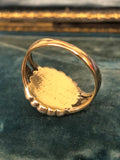Boxed Georgian Old Cut Diamond Ring