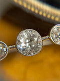 French Old Cut Diamond Brooch