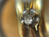 Reserved 18ct Gold Rose Cut Diamond Band
