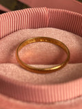 22ct Gold Wedding Band 2.3g