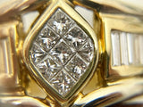 18ct Gold Diamond Navette Ring