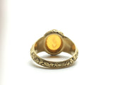 Reserved. Antique French 'La Brulant' Flaming Heart Ring - Ishy Antiques