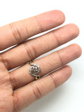 Reserved for L. 18ct & Platinum French Rose Cut Diamond Ring - Ishy Antiques