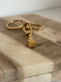 Private sale 18ct Italian Twisted Nail / Ankh Key Ring / Pendant