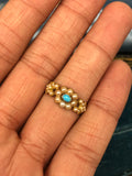 Early Victorian Turquoise and Pearl Ring