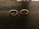 Vintage Gold Creole Earrings