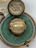 18ct Gold Five Stone Boat Ring