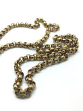 Heavy Antique Gilt Brass Chain - Ishy Antiques