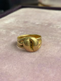 18ct Gold Antique Snake Ring 1894