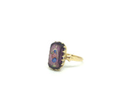 Rare 19th Century Painted Dress Ring - Ishy Antiques