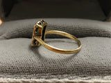 Art Deco Emerald and Diamond Ring