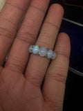 Edwardian 18ct Gold Opal and Diamond Five Stone Ring