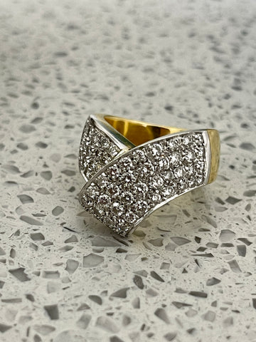 Valente Milan 18ct Diamond Cocktail Ring