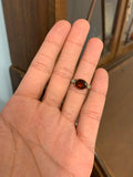 Reserved 19th Century Garnet and Diamond Ring