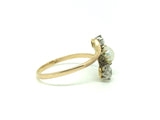 Edwardian Diamond and Pearl Ring 18ct Gold - Ishy Antiques