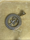 Reserved 14ct Gold Cancer Zodiac Pendant