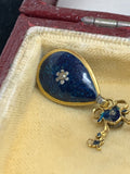 18th Century Rose Cut Diamond Drop