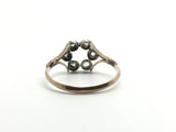 6 Diamond Georgian Hexagon Ring - Ishy Antiques