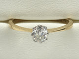 0.40ct 18ct & Platinum Old Cut Diamond Ring - Ishy Antiques