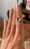 Edwardian 18ct Gold Aquamarine Ring
