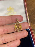18ct Gold Lotus Ankh Pendant