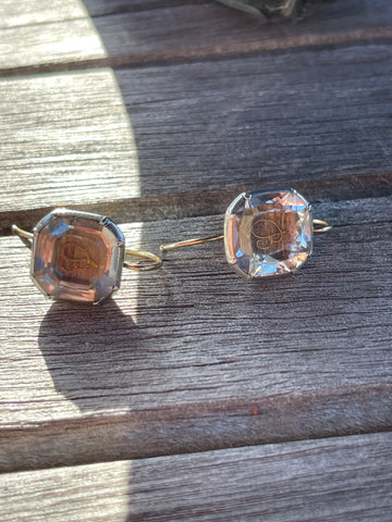 Private Sale KB Stuart Crystal B initial earrings