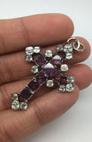 Georgian Garnet & Paste Cross Pendant - Ishy Antiques