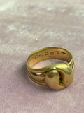 18ct Gold Antique Snake Ring 1894