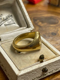 Lion Rampant 18ct Signet ring