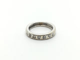 18ct Diamond Heart Band 1980's - Ishy Antiques